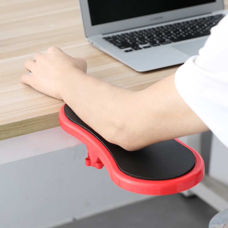 Clamp-On Desk Arm Support - Red